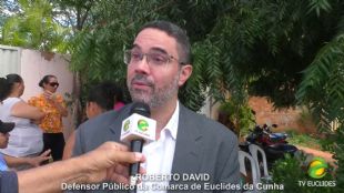 Defensor P�blico da Comarca de Euclides da Cunha visitou Programa Chegou Sa�de, em Eucides da Cunha.